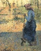 The woman excavator Camille Pissarro